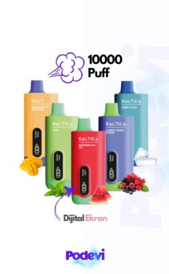 Saltica 10000 Puff Dijital Ekran Kullan At Ürün PodEvi Stoklarında