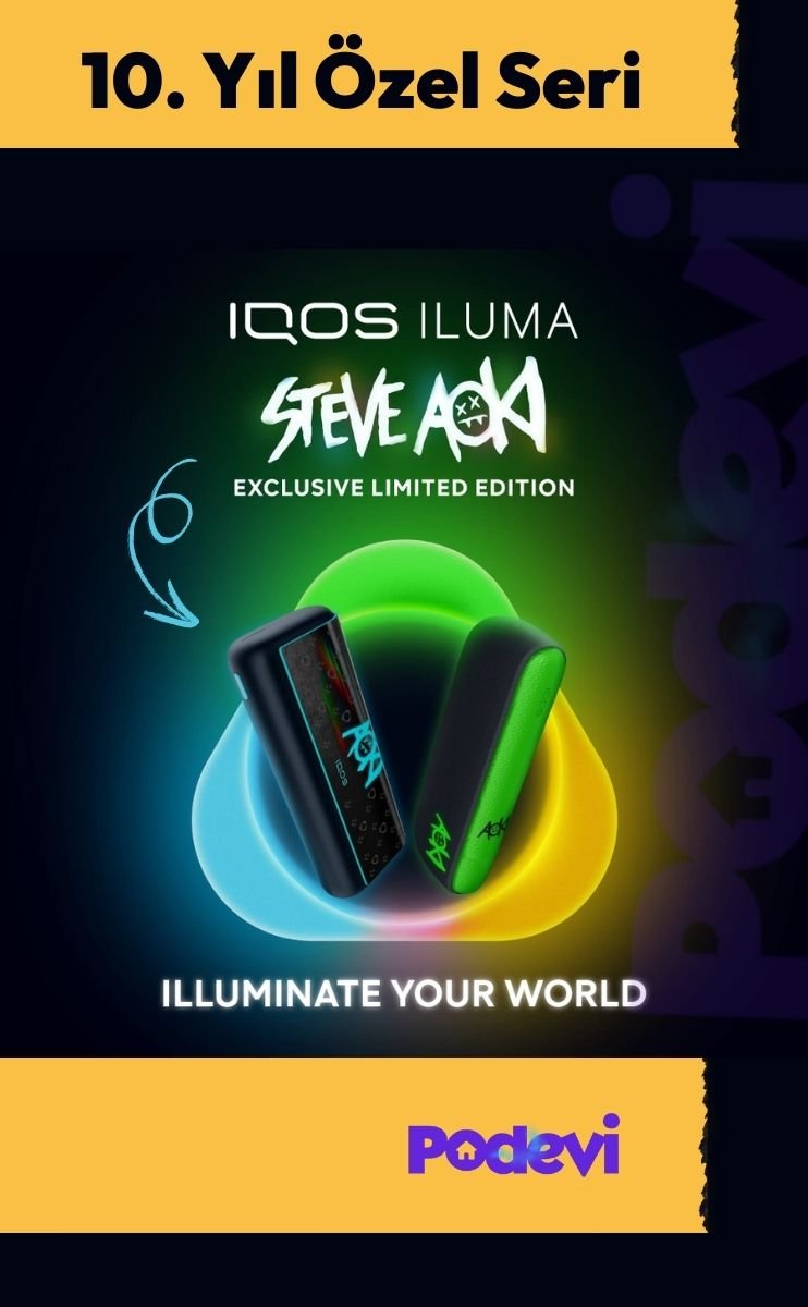 IQOS ILUMA Prime X Steve Aoki Özel Seri Renk Seçimi